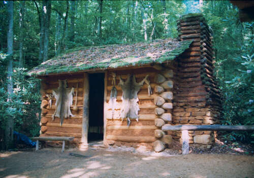 Cherokee indian village pictures